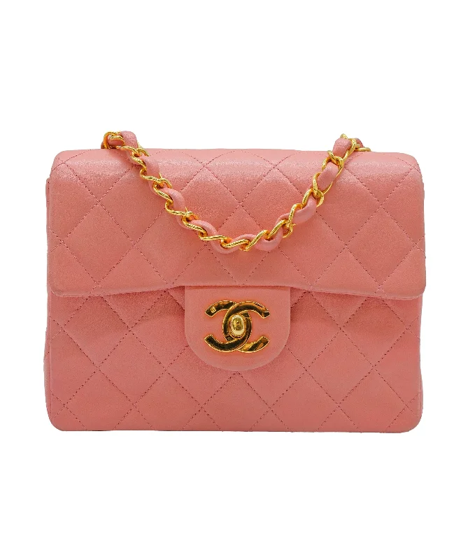 Chanel Chain Strap Handbag for Everyday UseChanel Pink Lambskin Mini Flap Bag Pink Lambskin ASC5271