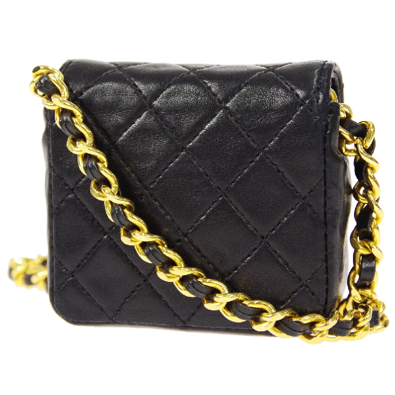 Chanel New Arrival Handbag with Gold HardwareChanel Classic Flap Micro Shoulder Bag Black Lambskin