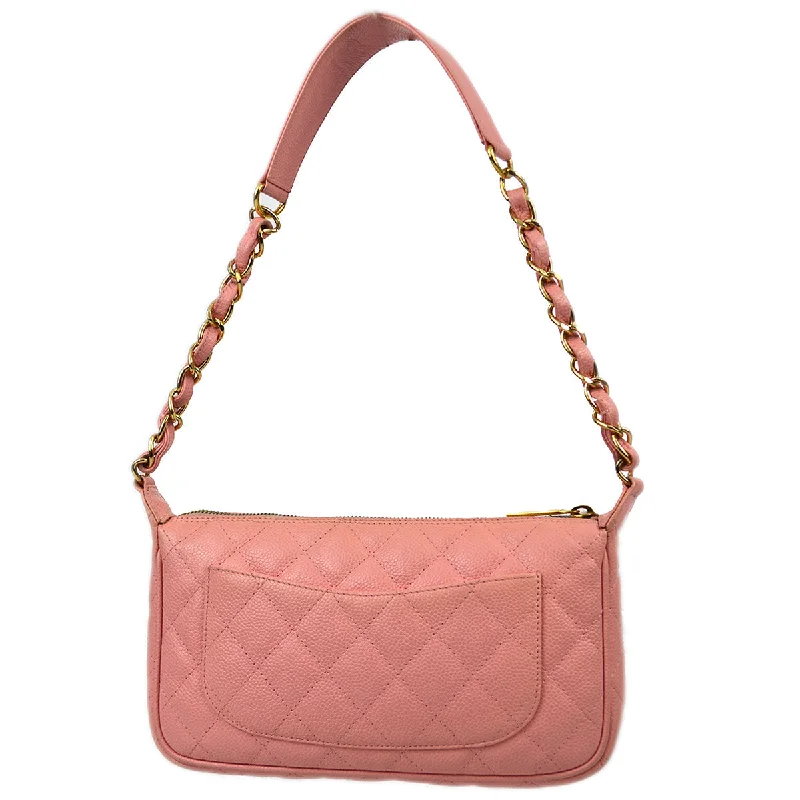 Chanel Designer Handbag with Unique DesignChanel 2003-2004 Pink Caviar Shoulder Bag