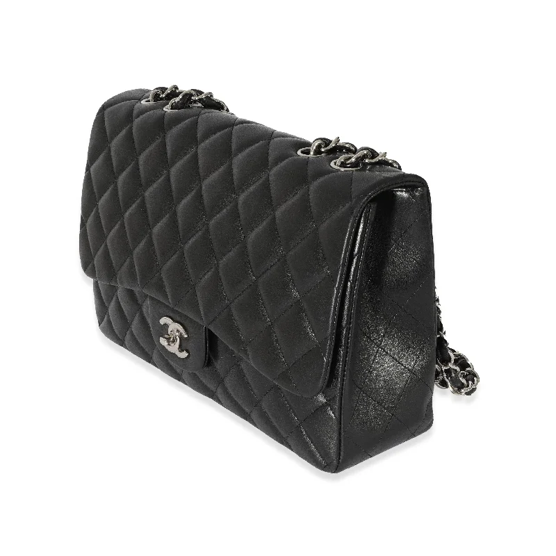 Chanel Limited Edition Handbag for CollectorsChanel Black Lambskin Jumbo Single Flap Bag