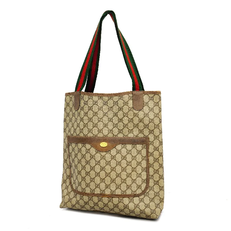 Gucci tote bags for women with a spacious interiorGucci Sherry Line Tote Bag 39 02 003 Women's GG Supreme Tote Bag Beige