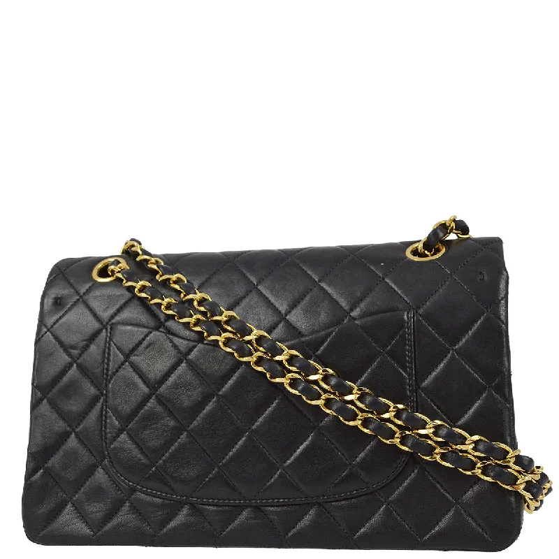 Chanel New Arrival Handbag with Gold HardwareChanel 1991-1994 Black Lambskin Medium Classic Double Flap Bag