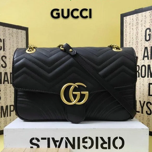 Ladies Gucci handbags with a detachable coin purse insideWomen's Gucci GG Marmont medium matelassé shoulder bag