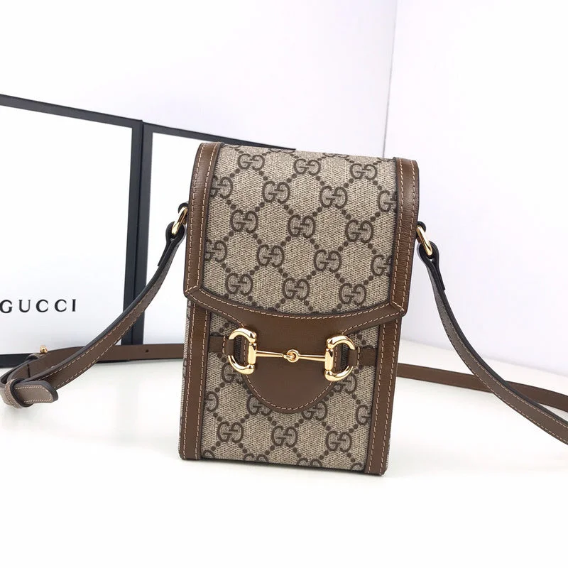 Women Gucci Sylvie bags with a monogram - embossed leatherWF - Gucci Bags - 2793