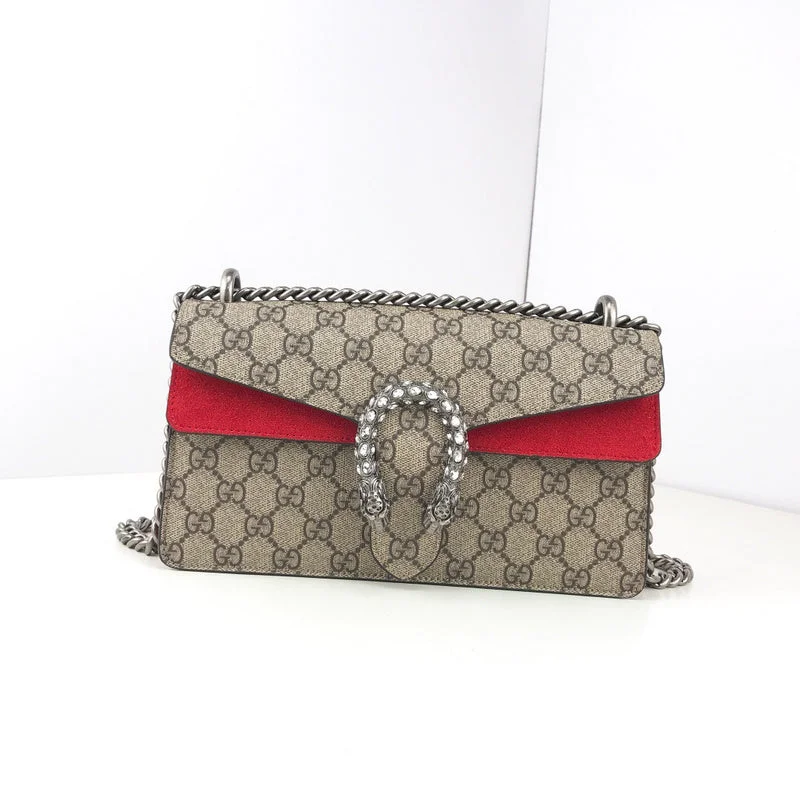 Women Gucci Sylvie bags with a crystal - embellished web stripeWF - Gucci Bags - 2624