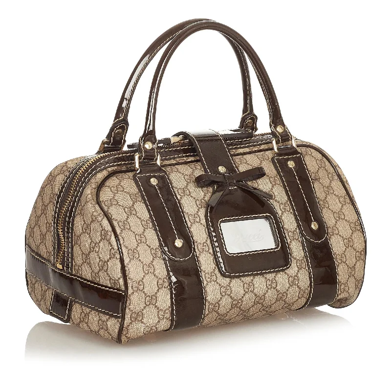 Small - sized Women Gucci shoulder bags for evening outingsGucci GG Supreme Boston Bag (24866)