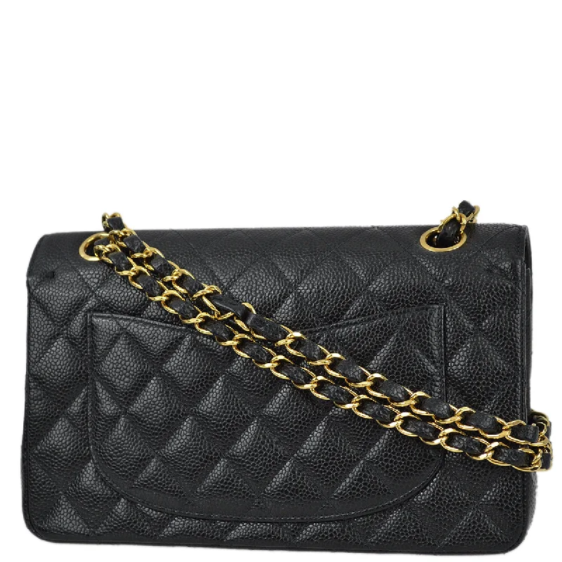 Chanel New Arrival Handbag with Gold HardwareChanel 2003-2004 Black Caviar Small Classic Double Flap Shoulder Bag