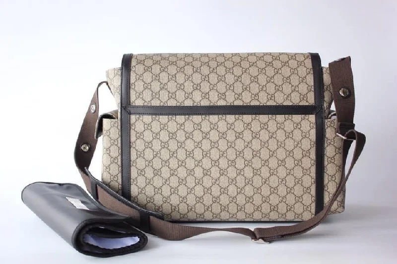 Women Gucci Sylvie bags featuring the signature web stripeGucci GG Plus Diaper Bag