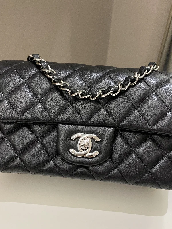 Chanel Luxury Handbag for High - End EventsChanel Classic Quilted Mini Rectangular Black Lambskin