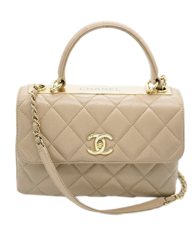 Chanel Classic Flap Bag for Evening PartyBeige Chanel Trendy Bag ASC5246