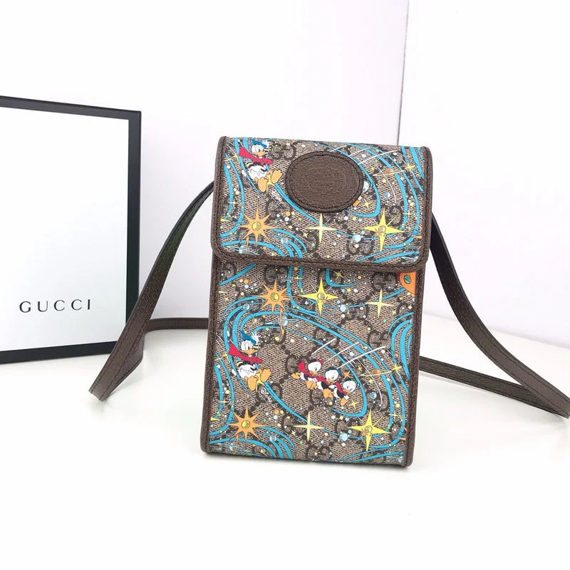 Women Gucci bags with a snap - button closure and a decorative charmWF - Gucci Bags - 2797