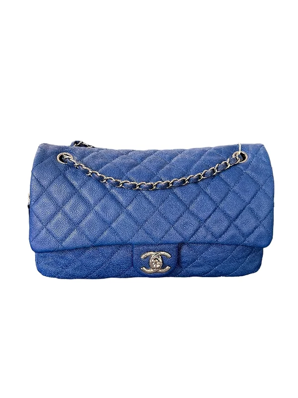 Chanel Chain Strap Handbag for Everyday UseChanel Easy Flap Electric Blue Caviar PHW SYCY208