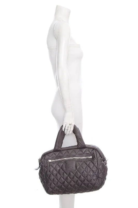 Chanel Colorful Handbag for Spring OutfitsChanel 2009 Winter Collection Grey Coco Cocoon Bowler Handbag