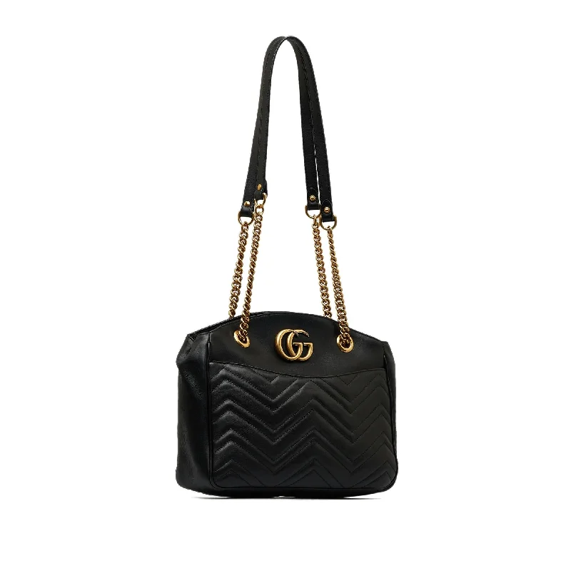 Ladies Gucci shoulder bags with a tassel decorationGucci GG Marmont Matelasse Leather Shoulder Bag (dnIlcK)