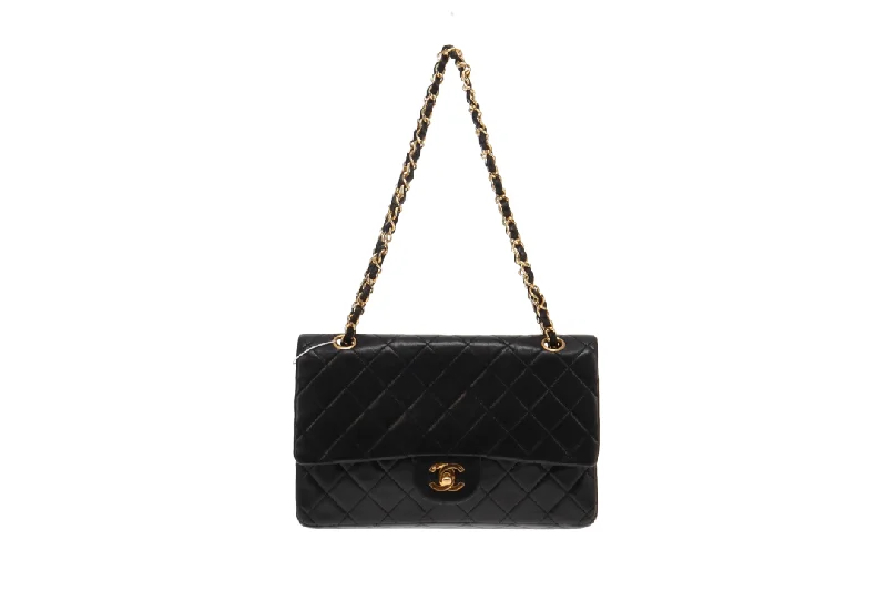 Chanel New Arrival Handbag with Gold HardwareChanel Medium Classic Lambskin Black Double Flap 1989/91