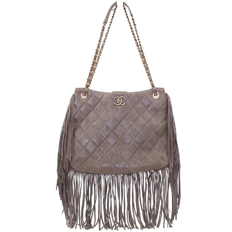 Chanel Small Crossbody Bag for TravelChanel Into The Fringe Hobo