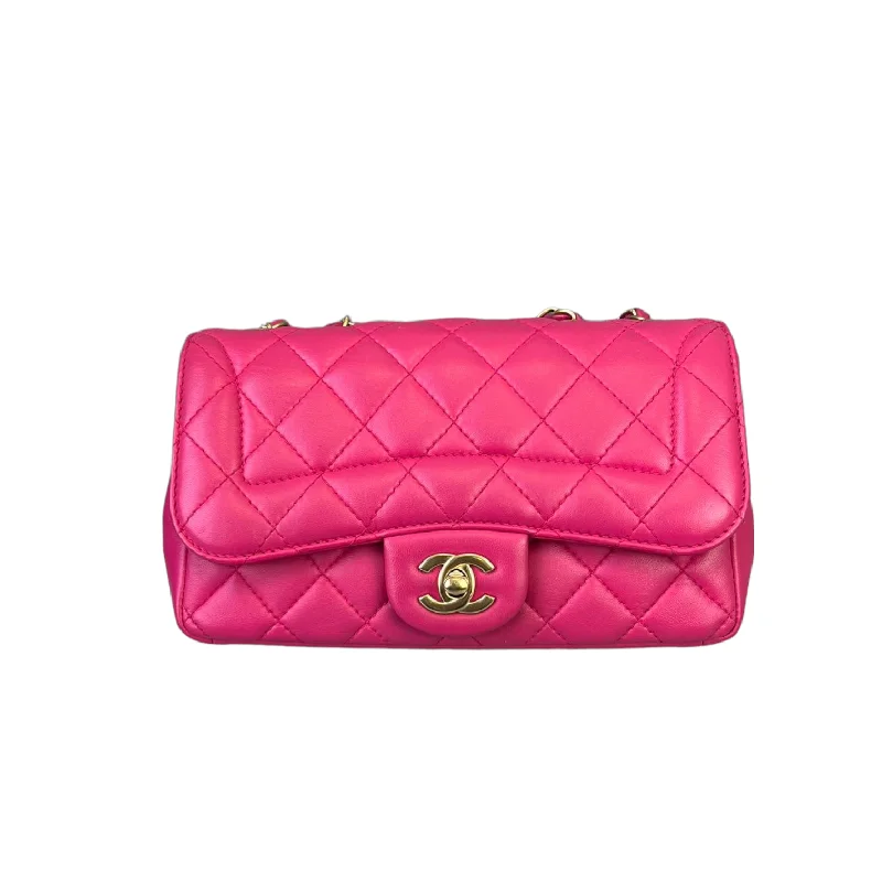 Chanel All - Match Handbag for Versatile StylingMademoiselle Chic Mini Pink Lambskin GHW