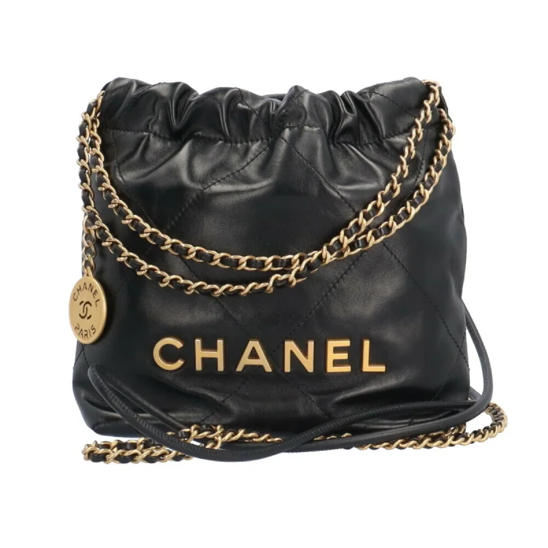 Chanel Limited Edition Handbag for CollectorsChanel 22 Handbag Shoulder Bag Leather Black Women's CHANEL