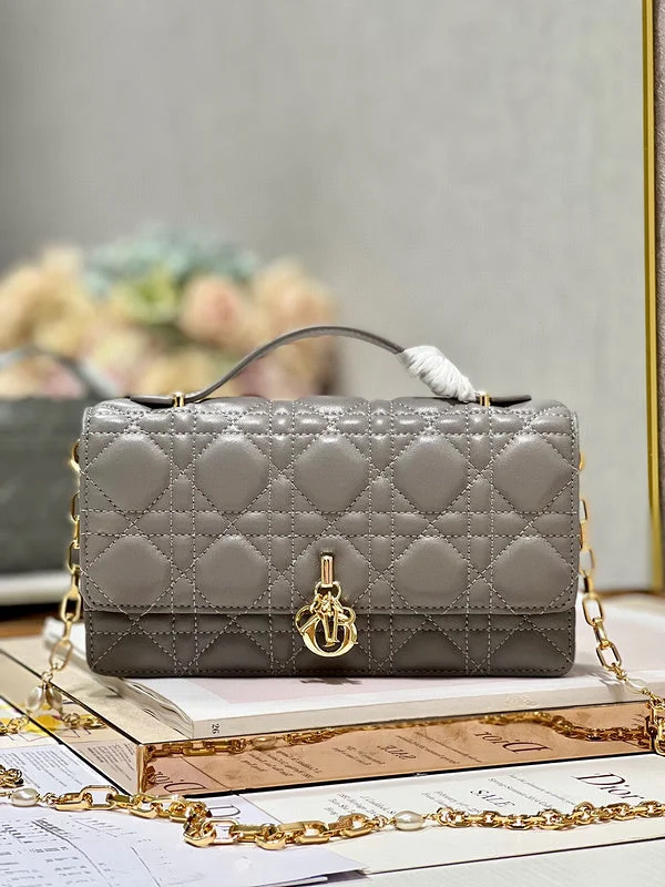 Christian Dior handbags with a detachable mirror for on - the - go touch - upsDior Bag