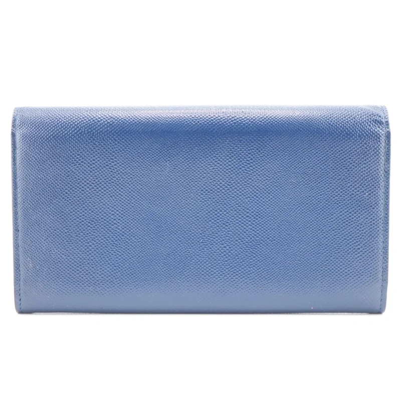 Christian Dior bags with a detachable coin purse insideCHRISTIAN DIOR/ CD logo long wallet blue unisex