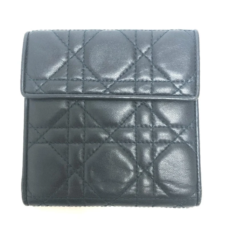 Christian Dior bags with a quilted pattern and gold - toned hardwareDior Cannage Lady Wallet