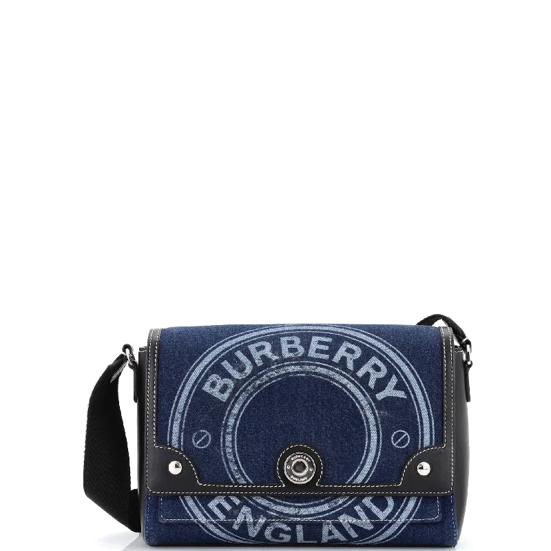 Christian Dior handbags with a detachable mirror for on - the - go touch - upsNote Crossbody Bag Printed Denim Medium