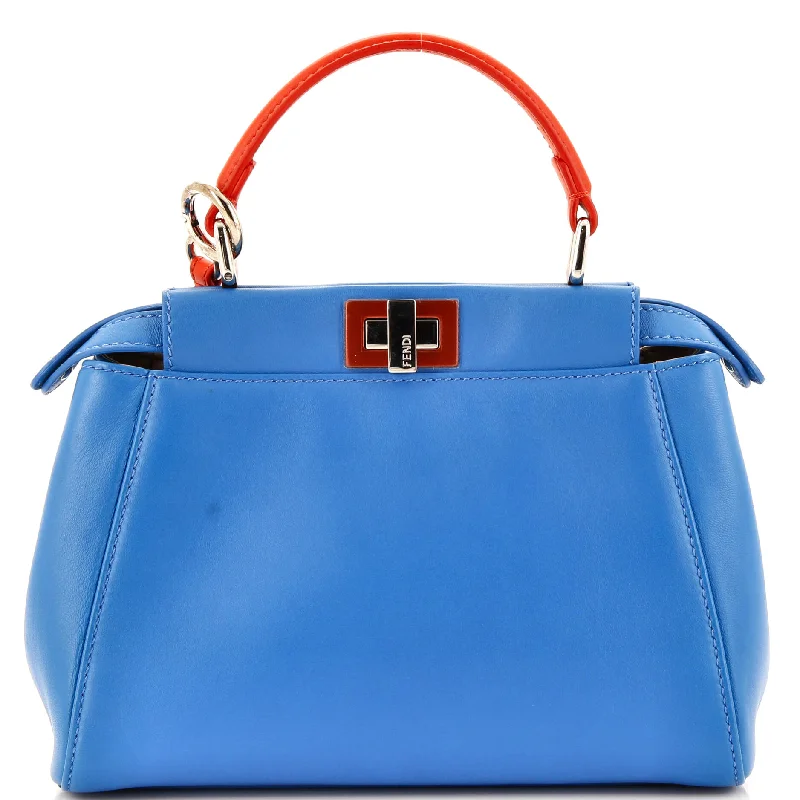 Christian Dior handbags with a removable shoulder strap for versatilityPeekaboo Bag Leather Mini