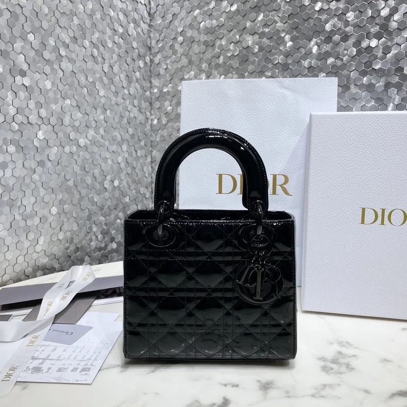 Christian Dior Saddle bags with a patent leather finish for a shiny lookmakbags - Dior Bags - 484