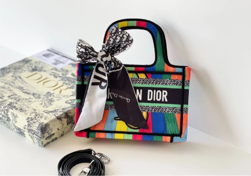 Christian Dior handbags with a snap - button closure and a decorative buckleNew woman Dior handbags